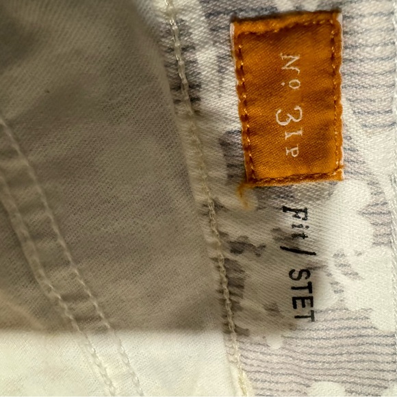 Pilcro and the Letterpress Fit The STET Crop Floral Print Pant Size 31 P - Picture 3 of 11